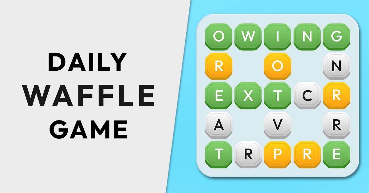 Image represents waffle game